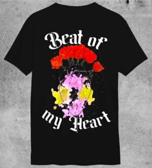 T-Shirt Beat of My heart Nera