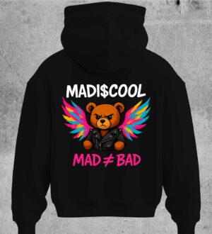 Felpa Madi$cool Mad Bad Nera